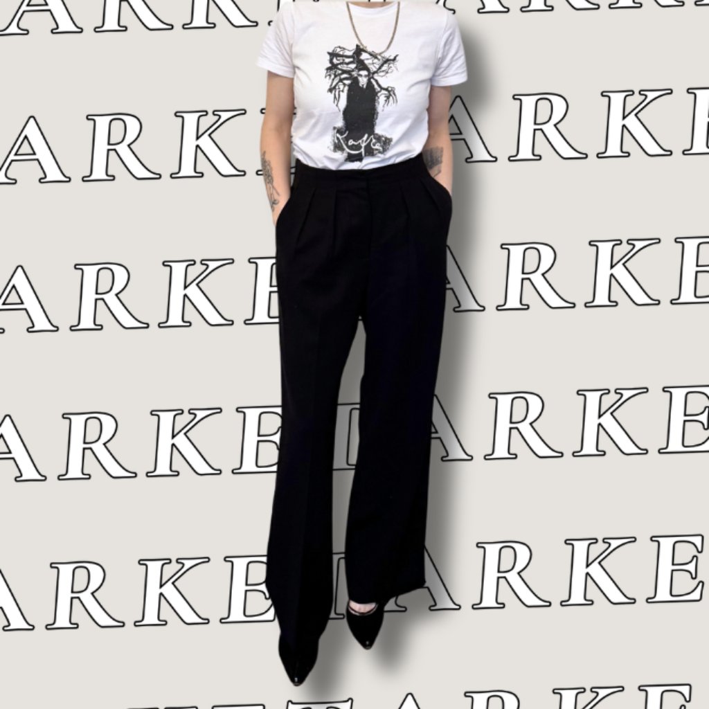 Arket | Marzotto 167 Wool | Black Dress Pants | Size 34